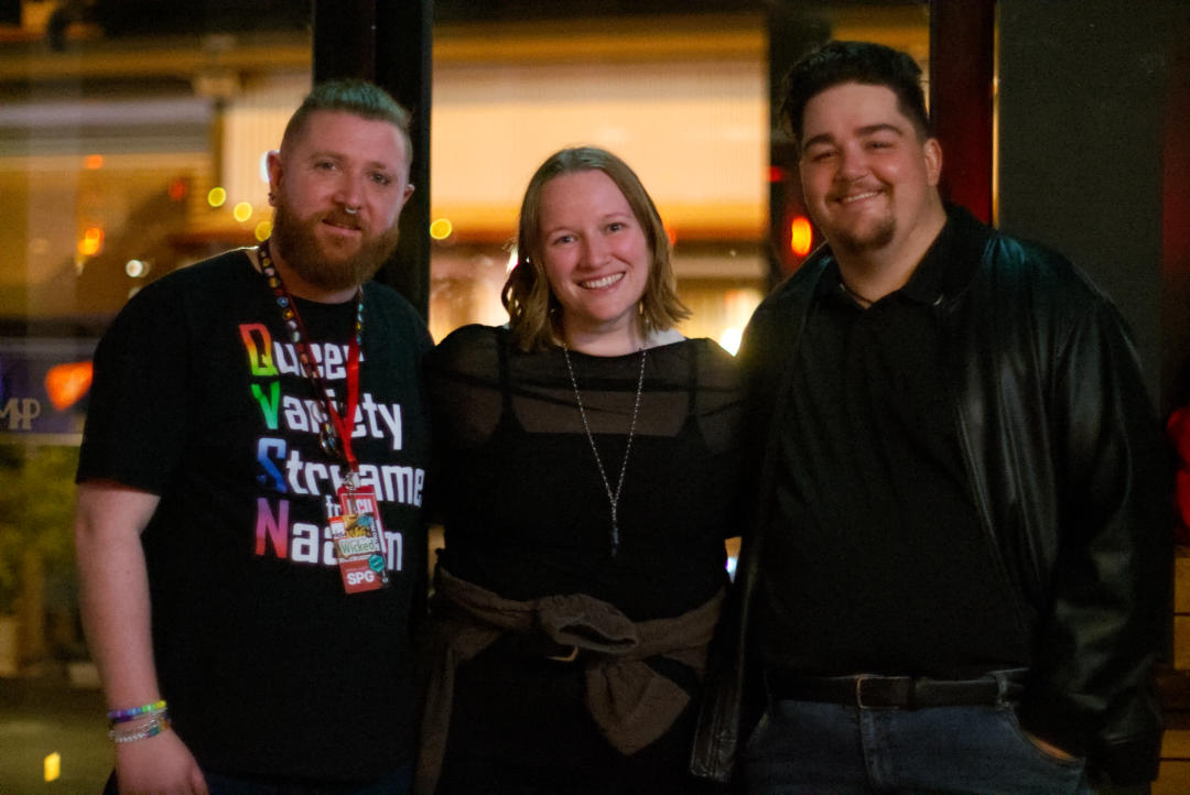 Photo of the PCU leadership team (from left to right): Ant Thunderfun, veenusAU, Abe